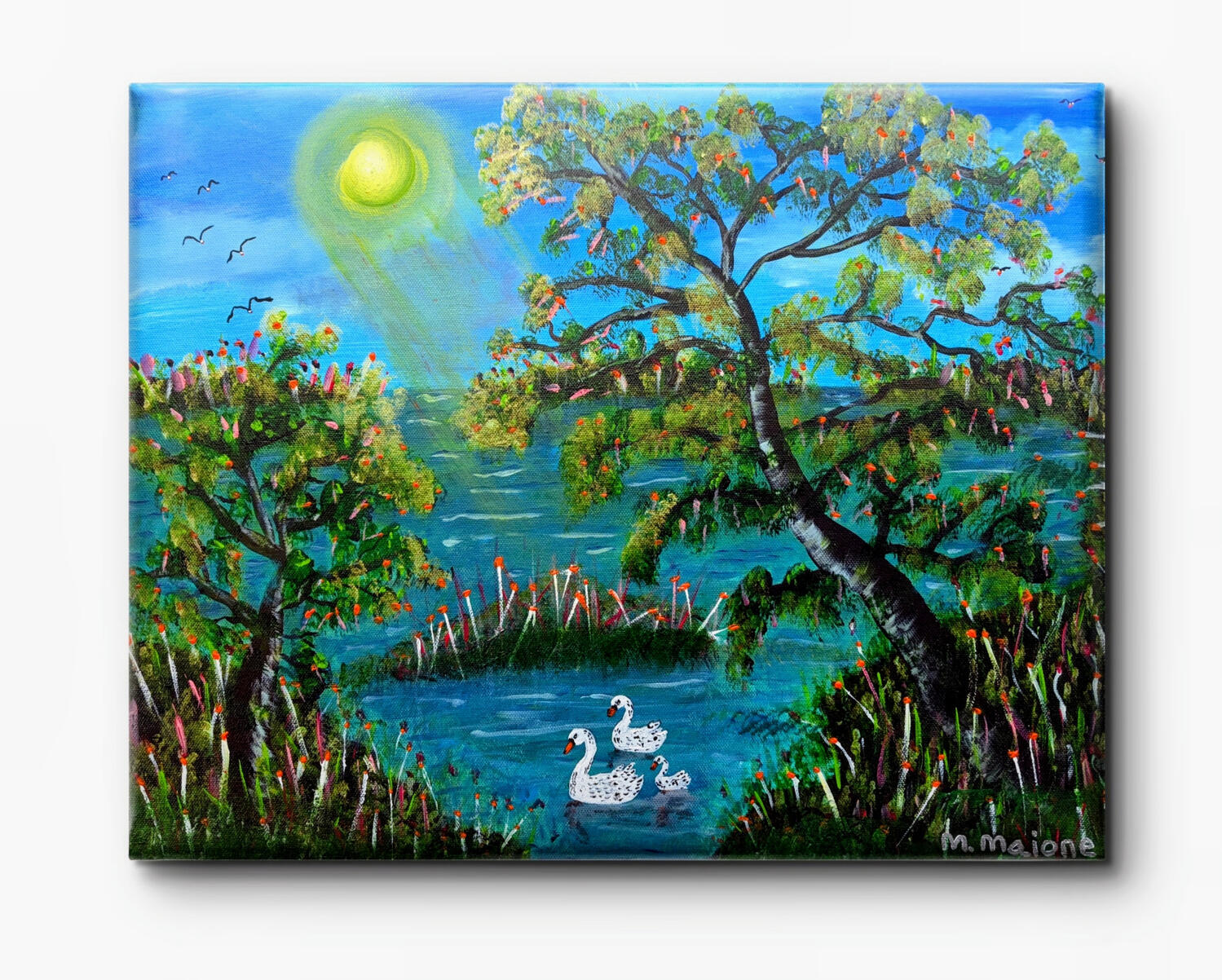 Swans on the Pond Swans on the Pond